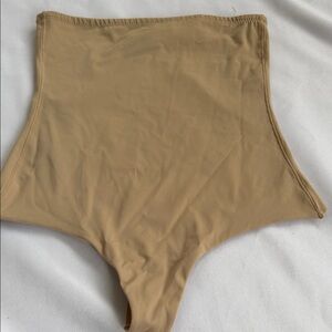 High-Waist Shaping Briefs — Tan Smooth Control